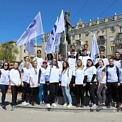 Студенты СГТУ заняли призовое место в легкоатлетической эстафете «Вперед к Победе»