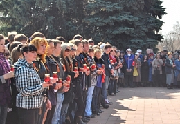 Студенты СГТУ приняли участие в митинге на Воскресенском кладбище