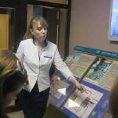 Студенты –экологи посетили Информационный центр Балаковской АЭС