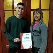 Преподаватель ИСПМ Надежда Авдеева получила благодарность за подготовку иностранного студента к тесту по русскому языку