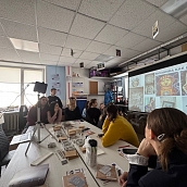 Студенты СГТУ создали портрет Юрия Гагарина в мозаике