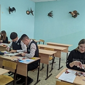 Творческая встреча по апсайклингу со школьниками Вольска 