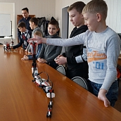 В Детской компьютерной школе ИнПИТ состоялись зашиты по курсу «Программирование Lego-роботов»