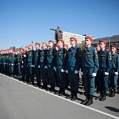 Политеховцы приняли участие в парадном прохождении войск Саратовского гарнизона