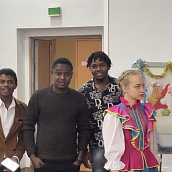 Иностранные студенты приняли участие в предрождественском концерте 