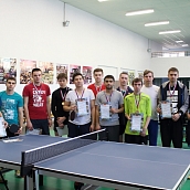 Завершилась Спартакиада по настольному теннису среди мужчин