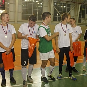 Состоялся дружеский матч по мини-футболу между студентами ЭФ и сотрудниками Балаковсой АЭС