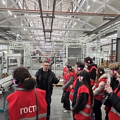 Первокурсники СЭИ посетили экскурсию на мебельную фабрику