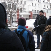 Студенты кафедры ДЦИ прошли по городу с экскурсией «Осторожно. Модерн»