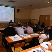Преподаватели, аспиранты и  студенты УРБАС участники семинара компании «Техно-НДТ» на кафедре ТСК