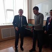 На кафедре ОПБС состоялось вручение дипломов выпускникам-магистрам ЭТТК