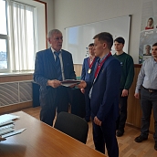 На кафедре ОПБС состоялось вручение дипломов выпускникам-магистрам ЭТТК