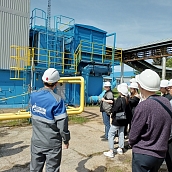 Студенты УРБАС посетили с экскурсией газораспределительную станцию