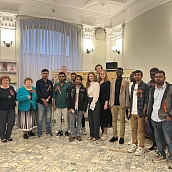 Иностранные студенты СГТУ посетили Всероссийскую акцию «Библионочь»