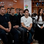 Студенты СГТУ встретились с участником СВО 