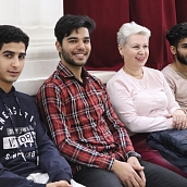 Иностранные студенты приняли участие в новогоднем празднике