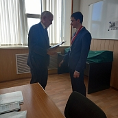 На кафедре ОПБС состоялось вручение дипломов выпускникам-магистрам ЭТТК