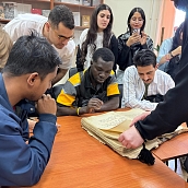 Слушатели курсов русского языка СГТУ посетили православную духовную семинарию