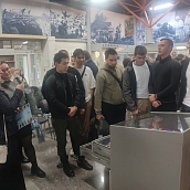 Студенты Института УРБАС посетили выставку «Саратовские мостовики»