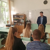 Доцент ИММТ встретился с балашовскими школьниками 
