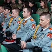 Слушатели ВУЦ встретились с участником специальной военной операции