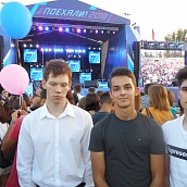 Первокурсники СЗС приняли участие в фестивале «Поехали!» 