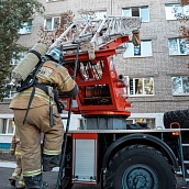 Гагаринцы участвовали в проведении пожарно-тактических учений