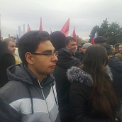 Студенты группы с1-ЭБЗ31 побывали на митинге 4.11.2018, посвященном Дню народного единства