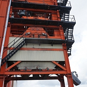 Студентам УРБАС показали работу асфальтобетонного завода