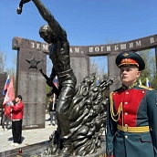 Политеховцы приняли участие в памятном мероприятии в Парке Победы