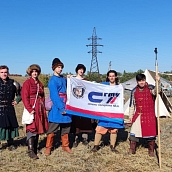 Политеховские реконструкторы – участники этнокультурного фестиваля «Большой Караман»