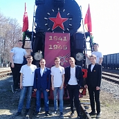 Студенты Петровского филиала СГТУ встретили «Воинский эшелон»