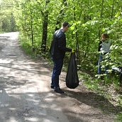 Студенты ЭКЛ приняли участие во Всероссийском экологическом субботнике «Зеленая весна»
