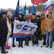 Первокурсники ДАС на Лыжне России