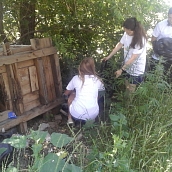 Студенты ЭКЛ - участники экоакции "Чистый берег"