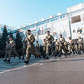 День защитника Отечества отметили в СГТУ праздничным построением