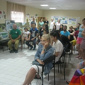 В рамках летней экологической школы прошла лекция по мифологии рек