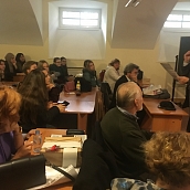 На конференции "Искусство и Власть"