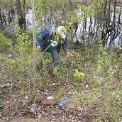 Студенты ЭКЛ – участники акции «Чистый берег»
