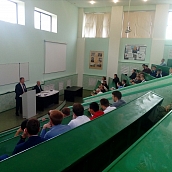 День знаний. Преподаватели ОПБС встретились со студентами 1 курса