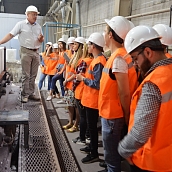 Студенты Института УРБАС побывали на заводе по производству газобетона