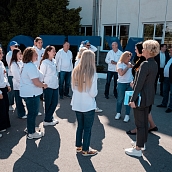 Автопробег к 80-летию Великой Победы: Политех встретил делегацию ТГТУ