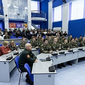 Военкор НТВ встретился со студентами Политеха  