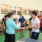 Завершилась Спартакиада по настольному теннису среди мужчин