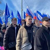 Политеховцы приняли участие в церемонии занесения имен погибших воинов на мемориал в Парке Победы