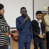 Иностранные студенты СГТУ приняли участие в предновогоднем концерте