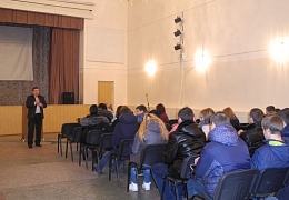 Студенты СКМиЭ встретились с председателем избиркома Заводского района