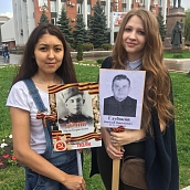 Студенты кафедры приняли участие в акции «Бессмерный полк»