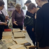 В Научно-технической библиотеке прошла выставка старинных церковных книг