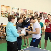 Завершилась Спартакиада по настольному теннису среди мужчин